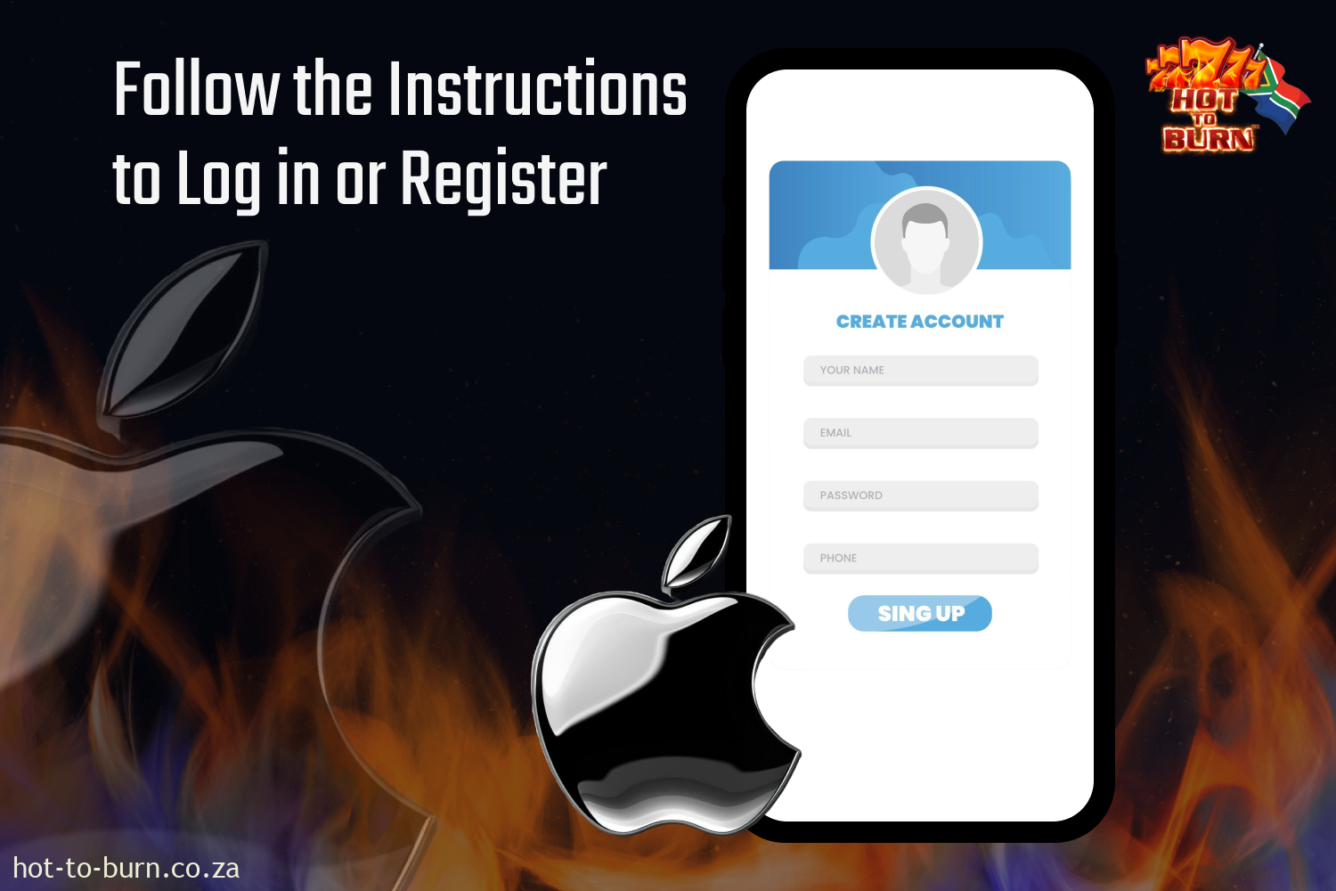 Create an account to play Hot to Burn