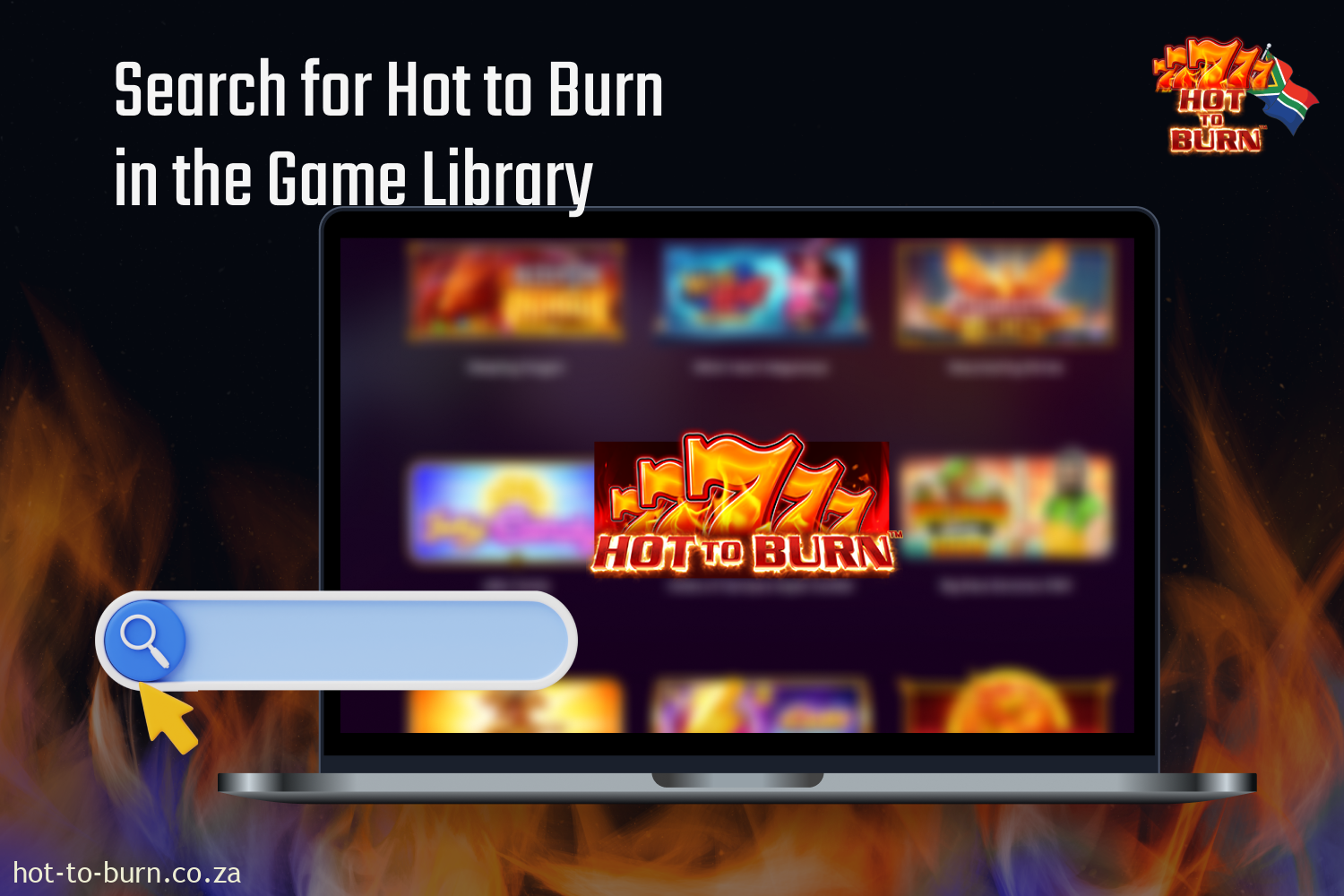 Find Hot to Burn in the casino games library