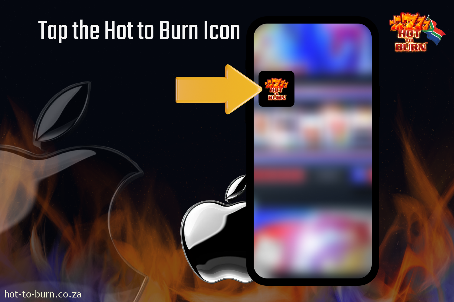 Once the download is complete, launch the Hot to Burn app